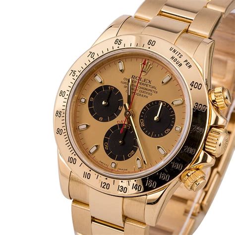 Rolex Daytona 116528 Champagne x black ZNumber USED 